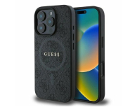 Etui / obudowa na smartfona Guess 4G Ring Classic Logo do iPhone 16 Pro czarny